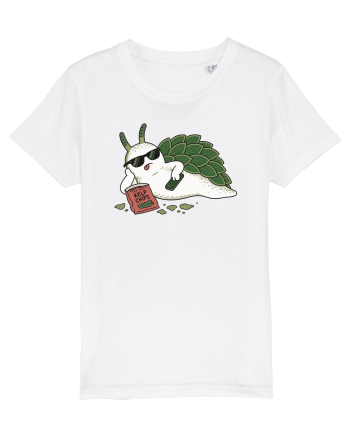 Funny Relaxing Leaf Sheep Sea Slug Cartoon Cute Ocean Animal TV Snack Humor White