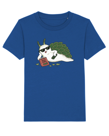 Funny Relaxing Leaf Sheep Sea Slug Cartoon Cute Ocean Animal TV Snack Humor Majorelle Blue