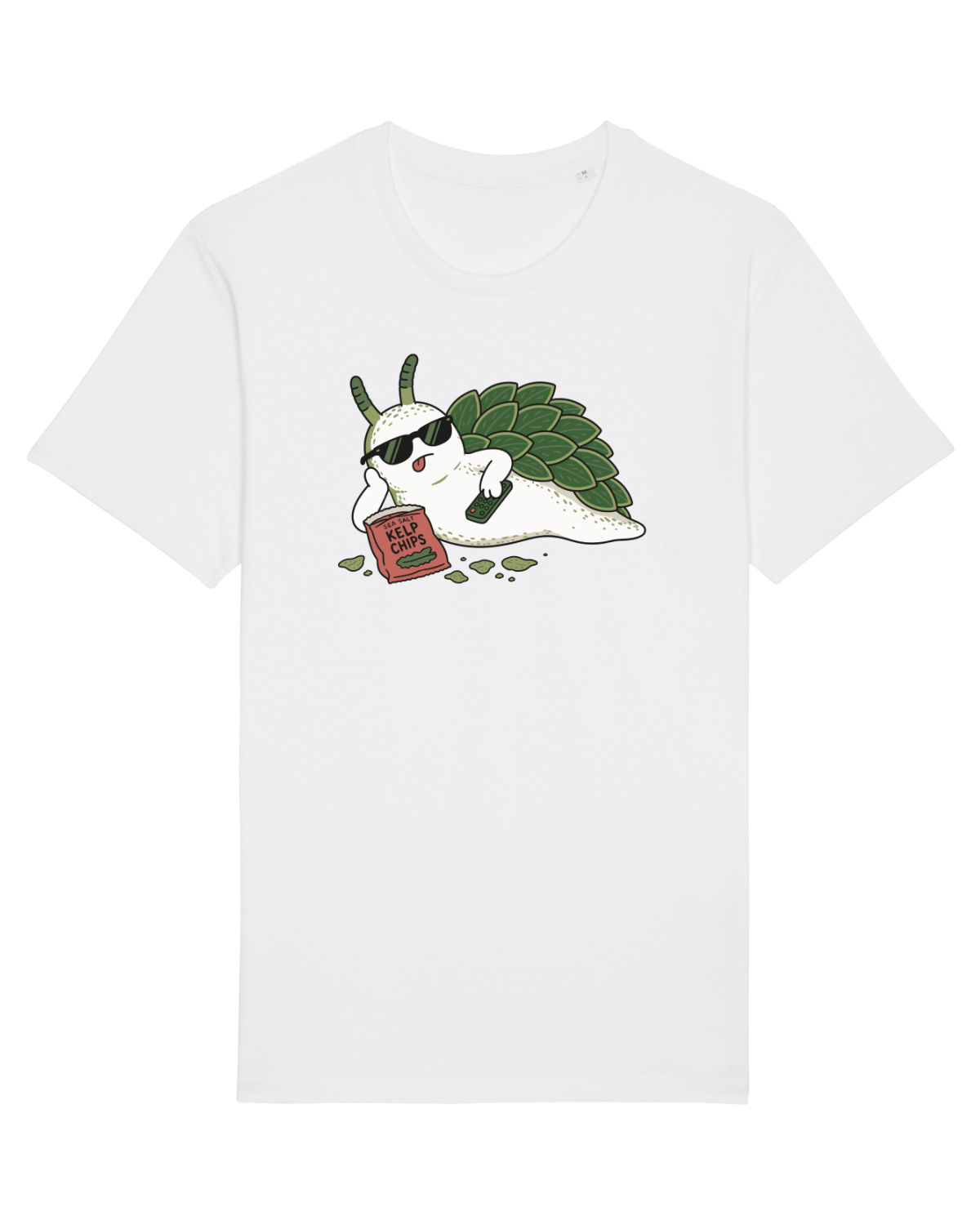Tricou mânecă scurtă Unisex Rocker White
