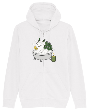 Funny Leaf Sheep Sea Slug Spa Day Cartoon Cute Ocean Life White