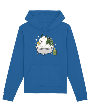 Funny Leaf Sheep Sea Slug Spa Day Cartoon Cute Ocean Life Royal Blue