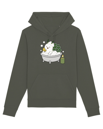 Funny Leaf Sheep Sea Slug Spa Day Cartoon Cute Ocean Life Khaki