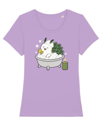 Funny Leaf Sheep Sea Slug Spa Day Cartoon Cute Ocean Life Lavender Dawn