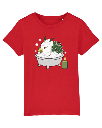 Funny Leaf Sheep Sea Slug Spa Day Cartoon Cute Ocean Life Red