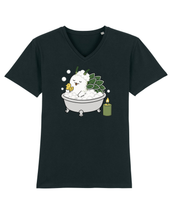 Funny Leaf Sheep Sea Slug Spa Day Cartoon Cute Ocean Life Black