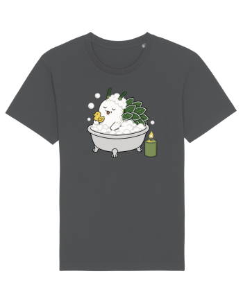 Funny Leaf Sheep Sea Slug Spa Day Cartoon Cute Ocean Life Anthracite