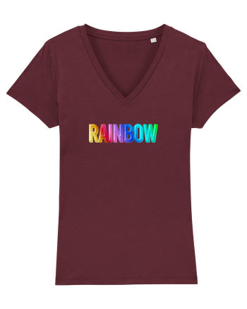Rainbow  Burgundy