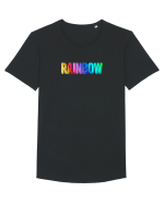 Rainbow  Tricou mânecă scurtă guler larg Bărbat Skater