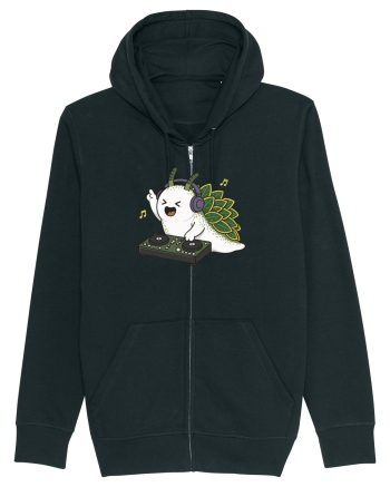Funny DJ Leaf Sheep Sea Slug Cartoon Cute Music Lover Ocean Animal Black