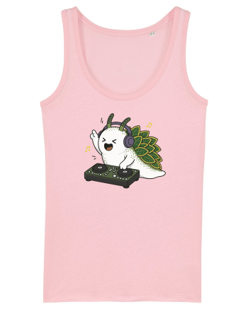 Funny DJ Leaf Sheep Sea Slug Cartoon Cute Music Lover Ocean Animal Cotton Pink