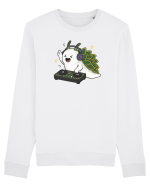 Funny DJ Leaf Sheep Sea Slug Cartoon Cute Music Lover Ocean Animal Bluză mânecă lungă Unisex Rise