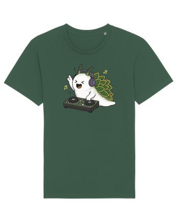 Funny DJ Leaf Sheep Sea Slug Cartoon Cute Music Lover Ocean Animal Bottle Green