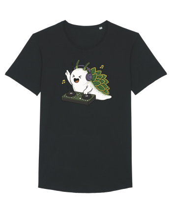 Funny DJ Leaf Sheep Sea Slug Cartoon Cute Music Lover Ocean Animal Black