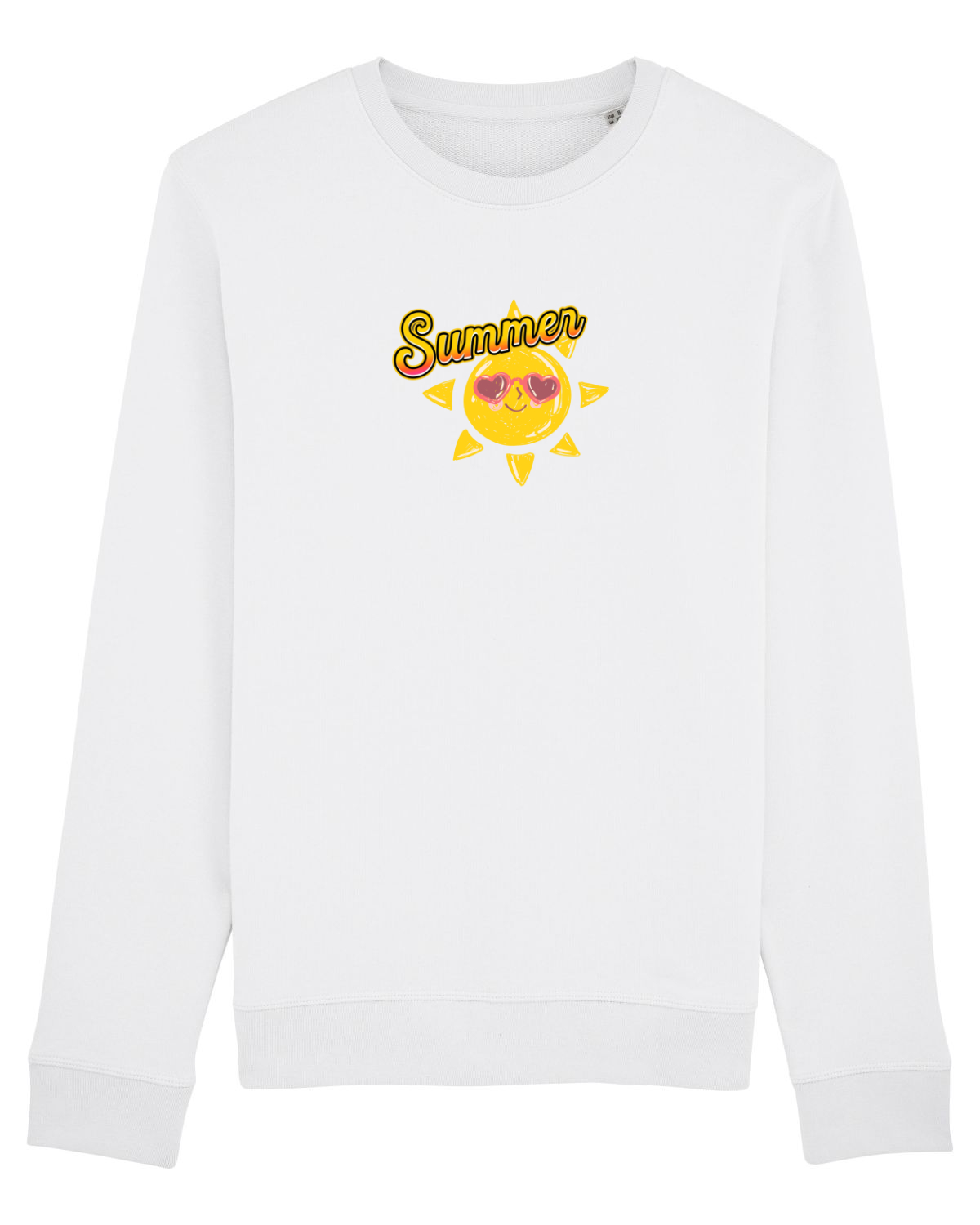 Bluză mânecă lungă Unisex Rise White