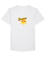 Summer  Tricou mânecă scurtă guler larg Bărbat Skater