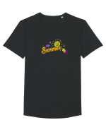 Summer  Tricou mânecă scurtă guler larg Bărbat Skater