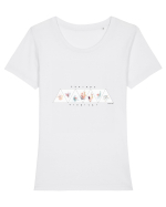 Tropical Therapy no. 4 Tricou mânecă scurtă guler larg fitted Damă Expresser