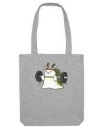 Funny Weightlifting Leaf Sheep Sea Slug Cartoon Cute Gym Ocean Sacoșă textilă