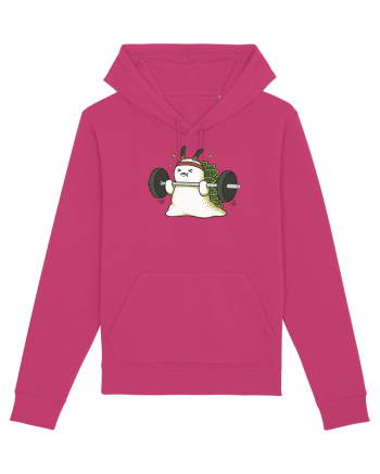 Funny Weightlifting Leaf Sheep Sea Slug Cartoon Cute Gym Ocean Raspberry