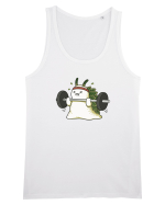 Funny Weightlifting Leaf Sheep Sea Slug Cartoon Cute Gym Ocean Maiou Bărbat Runs