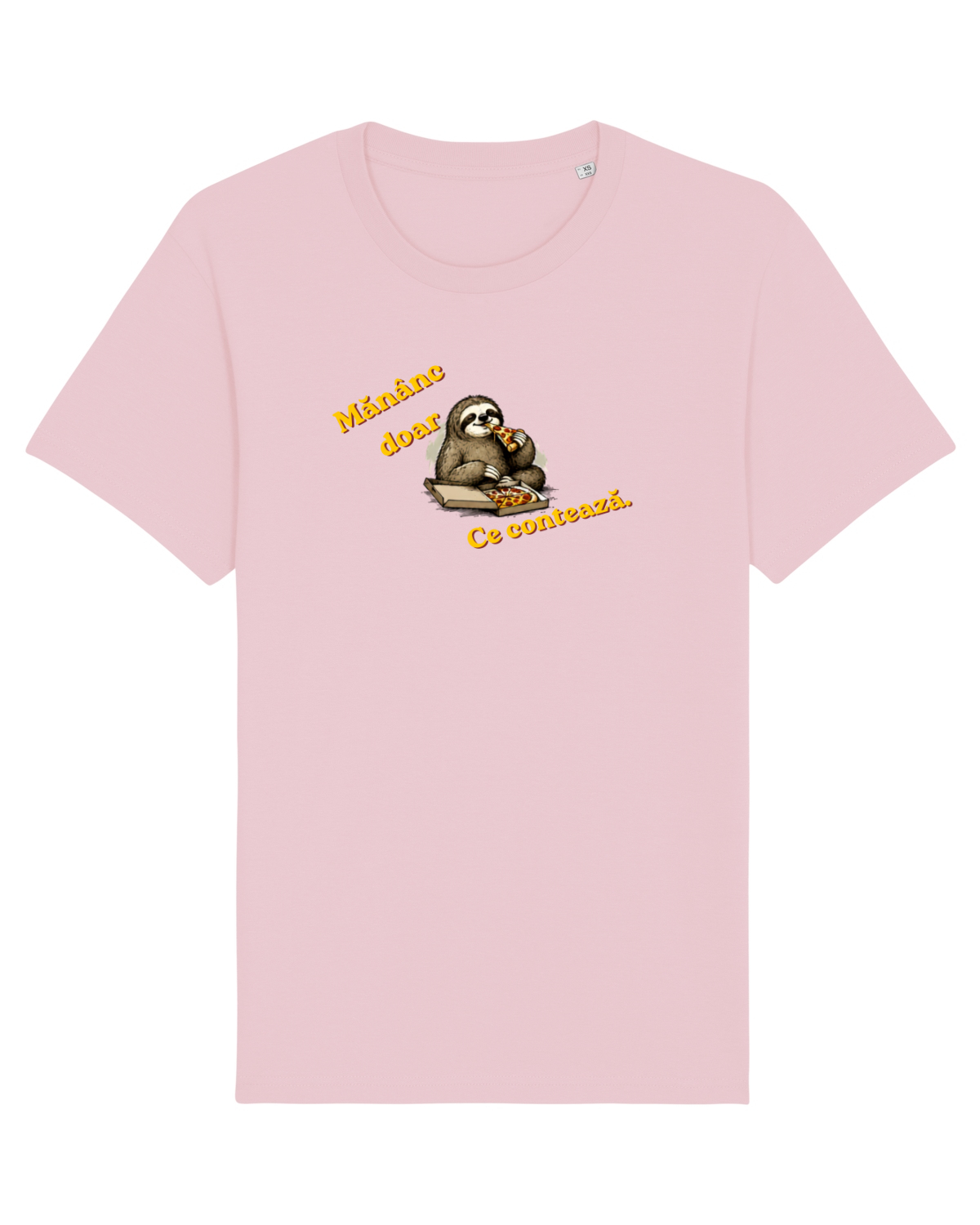 Tricou mânecă scurtă Unisex Rocker Cotton Pink