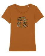 Programul meu.... Tricou mânecă scurtă guler larg fitted Damă Expresser