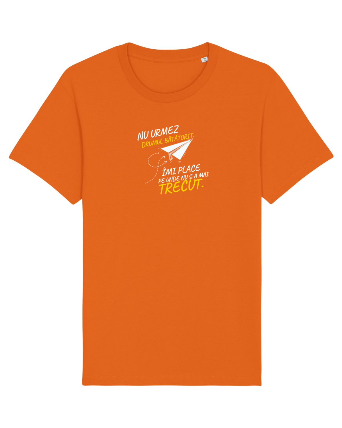 Tricou mânecă scurtă Unisex Rocker Bright Orange
