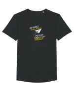 Nu urmez drumul bătătorit ..... Tricou mânecă scurtă guler larg Bărbat Skater