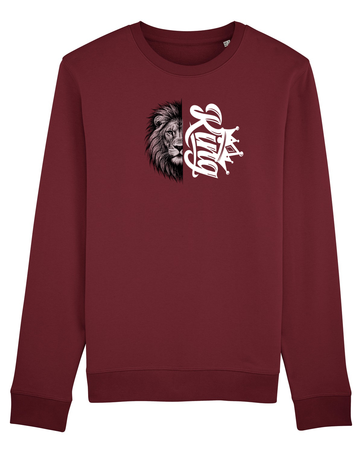 Bluză mânecă lungă Unisex Rise Burgundy