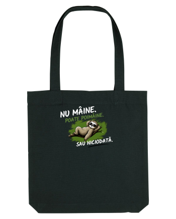 Nu mâine. Poate poimâine. Sau niciodată  Black