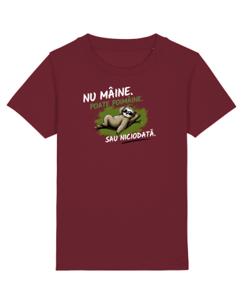 Nu mâine. Poate poimâine. Sau niciodată  Burgundy