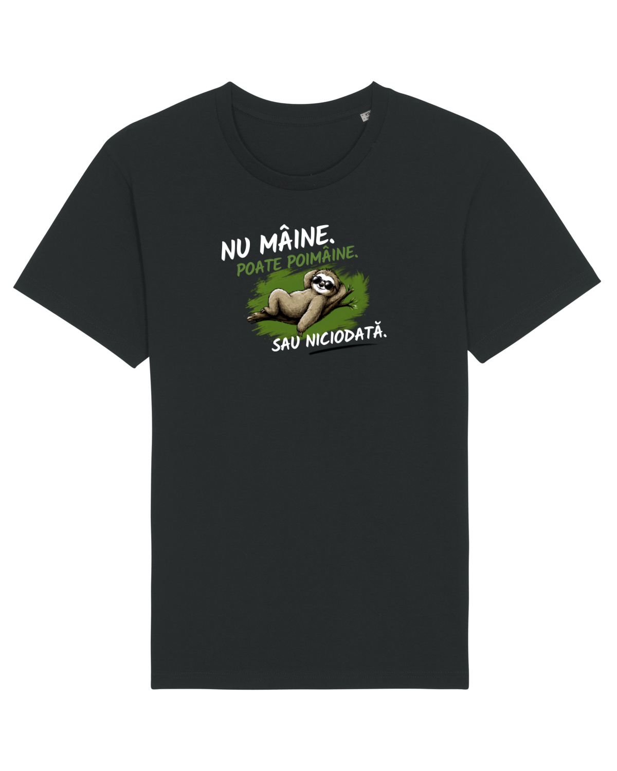 Tricou mânecă scurtă Unisex Rocker Black