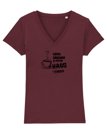 Cafea. Răbdare. Puțin haos  Burgundy