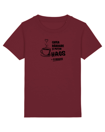 Cafea. Răbdare. Puțin haos  Burgundy