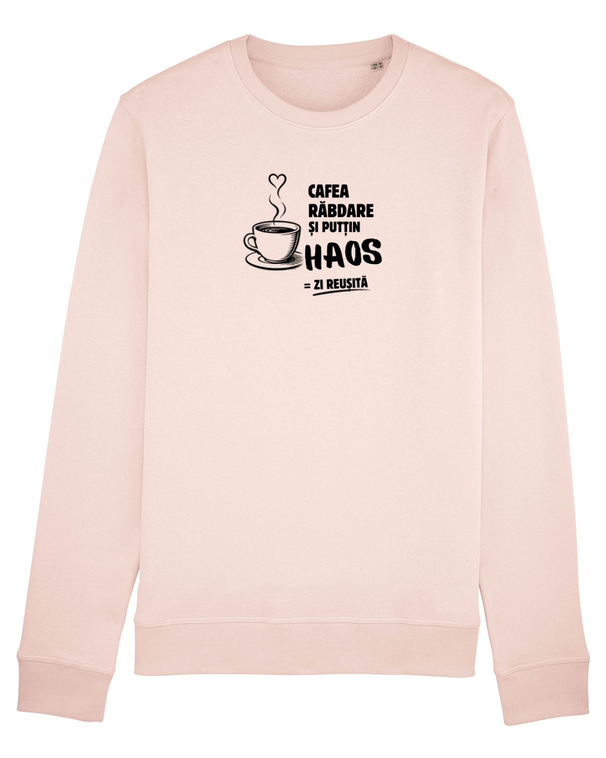 Bluză mânecă lungă Unisex Rise Candy Pink