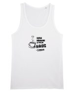 Cafea. Răbdare. Puțin haos  Maiou Bărbat Runs