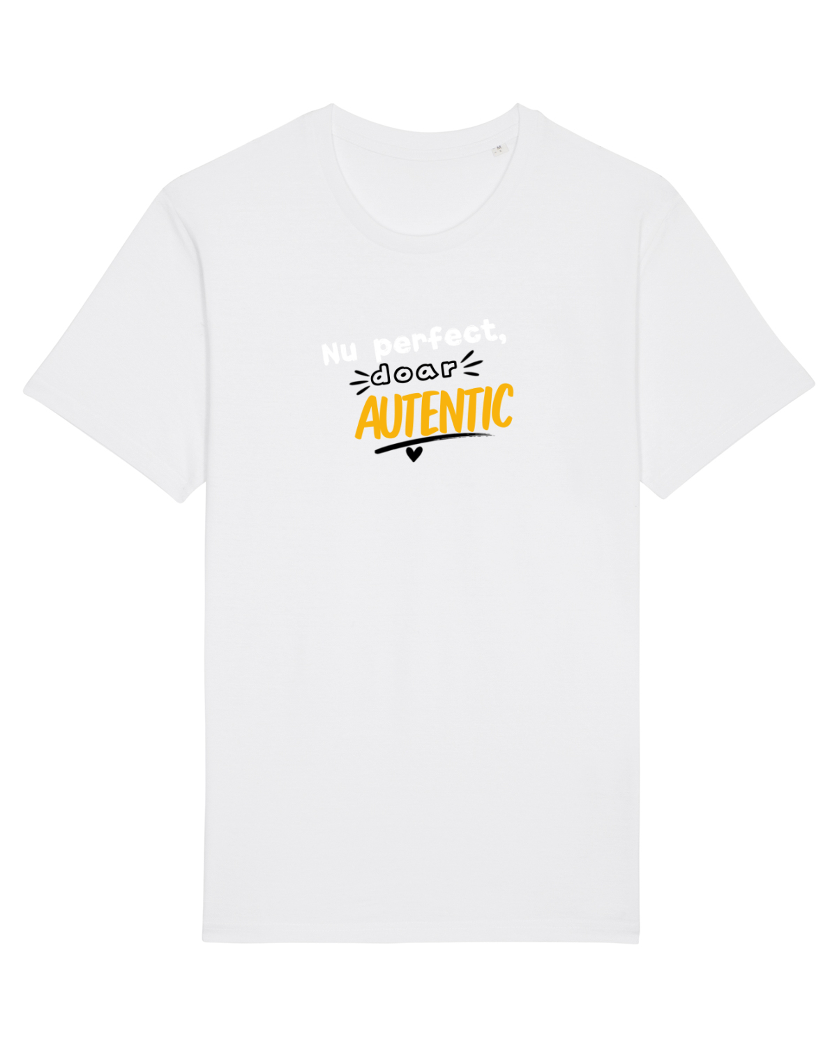 Tricou mânecă scurtă Unisex Rocker White