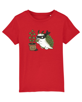 Funny Leaf Sea Slug Plant Thief Cartoon Cute Garden Ocean Animal Red