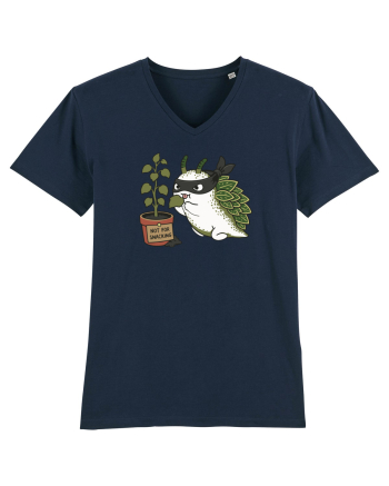 Funny Leaf Sea Slug Plant Thief Cartoon Cute Garden Ocean Animal French Navy