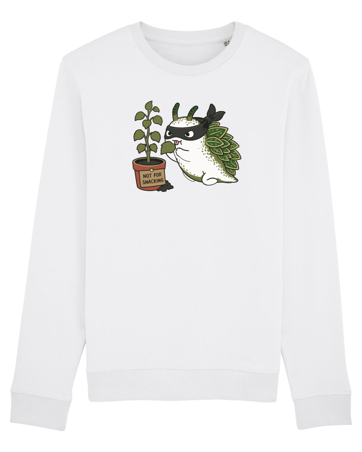 Bluză mânecă lungă Unisex Rise White