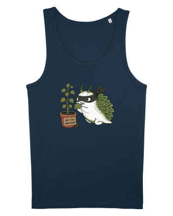 Funny Leaf Sea Slug Plant Thief Cartoon Cute Garden Ocean Animal Navy
