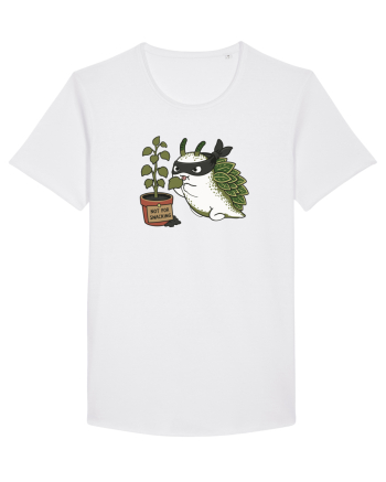 Funny Leaf Sea Slug Plant Thief Cartoon Cute Garden Ocean Animal White