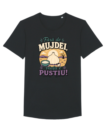 Fără de Mujdei, Viața e Pustiu! Funny Romanian Garlic Sauce Quote Black