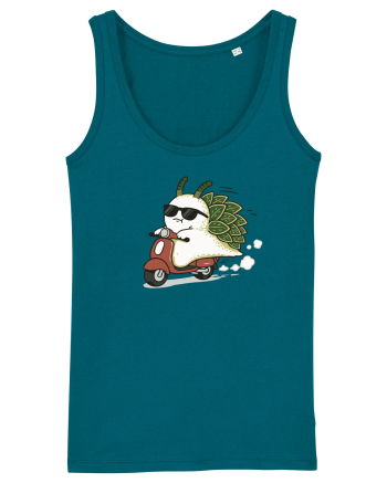 Funny Leaf Sea Slug Riding Scooter Cute Ocean Animal Summer Maiou Damă Dreamer