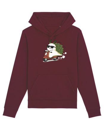Funny Leaf Sea Slug Riding Scooter Cute Ocean Animal Summer Hanorac Unisex Drummer