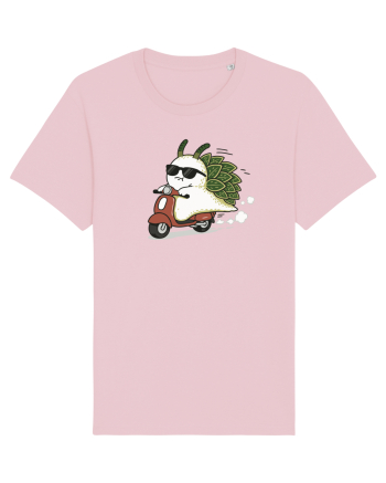Funny Leaf Sea Slug Riding Scooter Cute Ocean Animal Summer Tricou mânecă scurtă Unisex Rocker