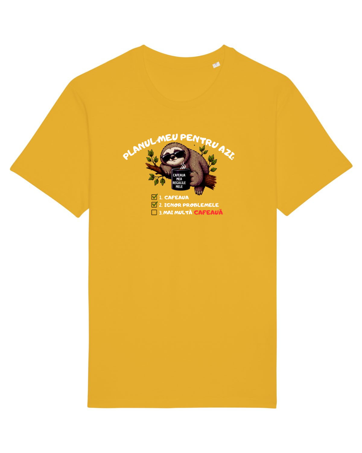 Tricou mânecă scurtă Unisex Rocker Spectra Yellow