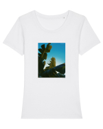 Tropical Therapy no. 6 Tricou mânecă scurtă guler larg fitted Damă Expresser