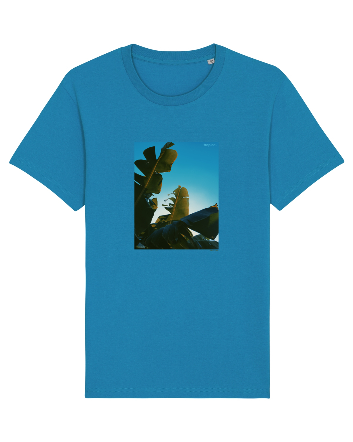 Tricou mânecă scurtă Unisex Rocker Azur