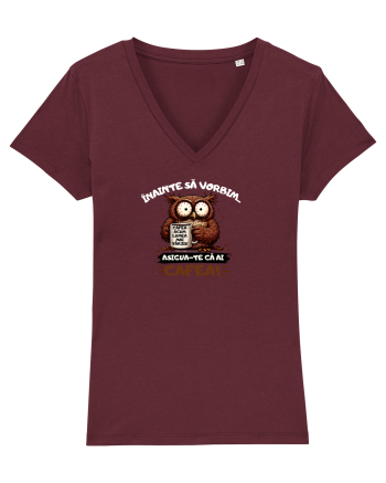 Cafea acum...lumea mai târziu  Burgundy
